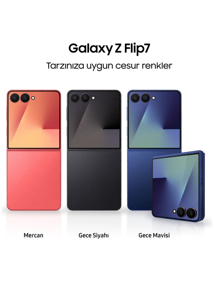 Samsung Galaxy Z Flip7 512 GB 12 GB Ram (Samsung Türkiye Garantili) Mercan